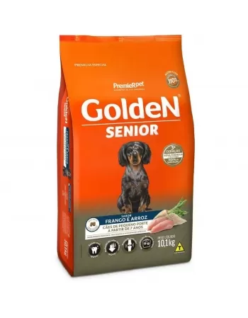 Ração Golden Fórmula Cães Senior Porte Pequeno Frango & Arroz 10,1kg