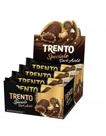Chocolate Trento Speciale Avelã Dark 26g Display com 12 Unidades