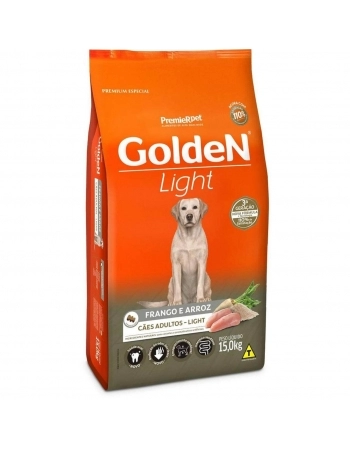 Ração Golden Fórmula para Cães Adultos Light Frango e Arroz 15kg