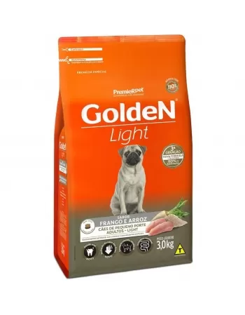 Ração Golden Fórmula Cães Adultos Porte Pequeno Light Frango/Arroz 3kg