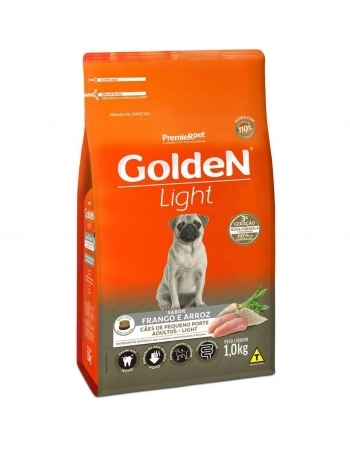Ração Golden Fórmula Light para Cães Adultos de Pequeno Porte Sabor Frango e Arroz 1kg