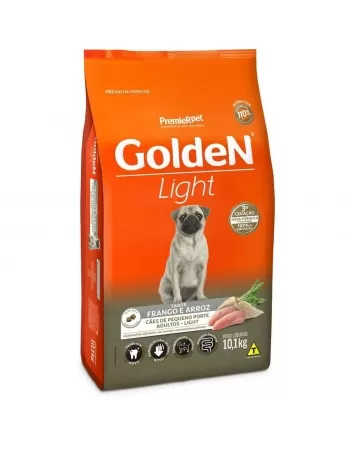 Ração Golden Fórmula Cães Adultos Porte Pequeno Light Frango & Arroz 10,1kg