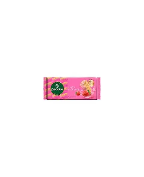 Biscoito Piraque Wefer Morango 20X100G