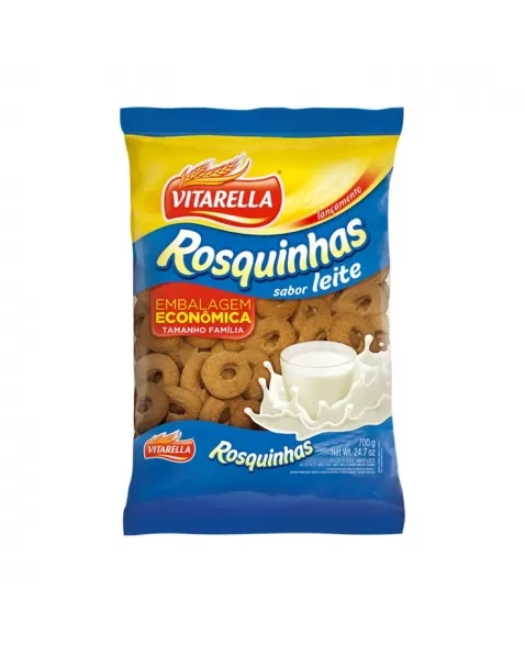 Biscoito Vitarella Rosquinha Granel Leite 24X300G