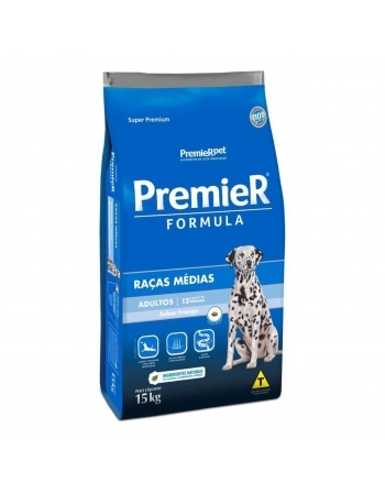 Ração Premier Fórmula Cães Adultos Frango 15kg