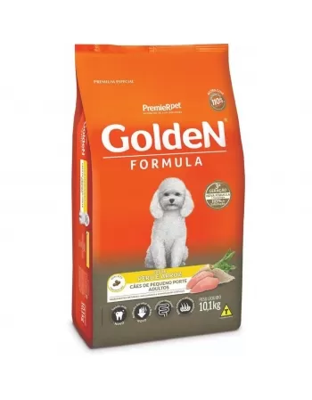 Ração Golden Fórmula Cães Adultos Porte Pequeno Peru 10,1kg