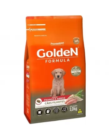 Ração Golden Fórmula Cães Filhotes Frango & Arroz 1kg