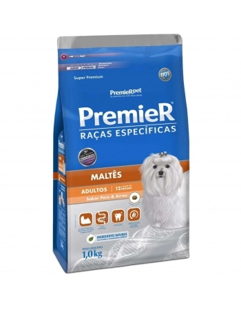 Ração Premier Raças Específicas Cães Adultos Maltes 1kg
