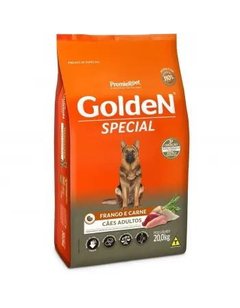 Ração Golden Special Cães Adultos Frango & Arroz 20kg