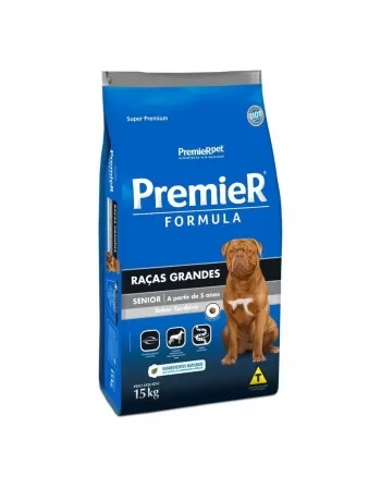 Ração Premier Fórmula Cães Senior Raças Grandes Frango 15kg