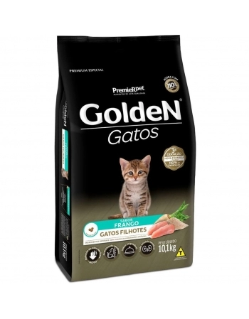 Ração Golden para Gatos Filhotes Sabor Frango e Arroz 10,1kg