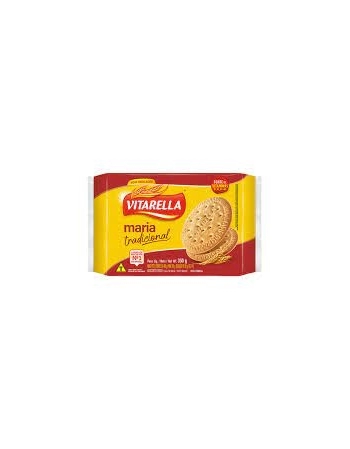 Biscoito Vitarella Maria Tradicional 350g Caixa com 24 Unidades