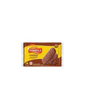 Biscoito Vitarella Maizena Chocolate 350g Caixa com 24 Unidades