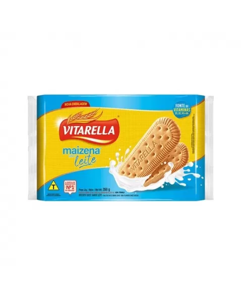 Biscoito Vitarella Maizena Leite 24X350G