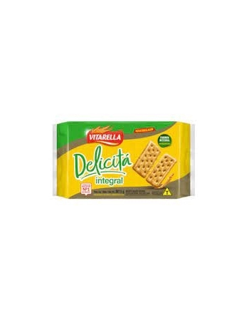 Biscoito Vitarella Delicitá Salgadinho Integral 367,5g Caixa com 24 Unidades