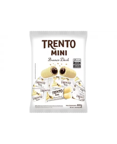 Chocolate Trento Mini Branco-Dark 6Pcx800G