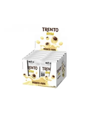 Chocolate Trento Bites Branco-Dark 8Dpx12Unx40G