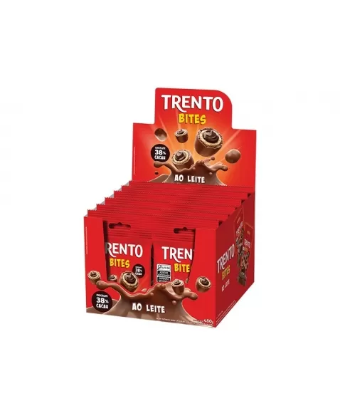 Chocolate Trento Bites Ao Leite 8Dpx12Unx40G