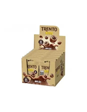 Chocolate Trento Bites Avelãs Ao Leite 8Dpx12Unx40G