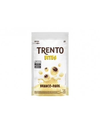 Chocolate Trento Bites Branco e Dark Peccin 120g Pouch com 20 Unidades