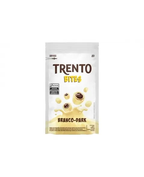 Chocolate Trento Bites Branco-Dark Stand Up Pouch 20Unx120G