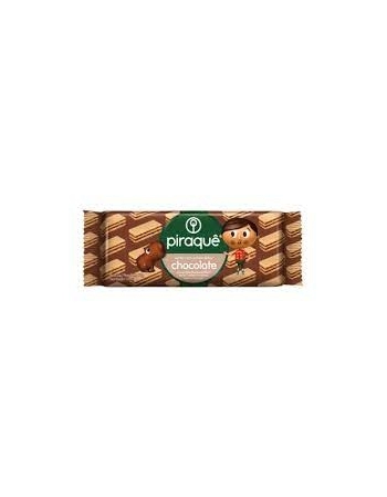 Biscoito Piraquê Wafer Chocolate 100g Caixa com 20 Unidades