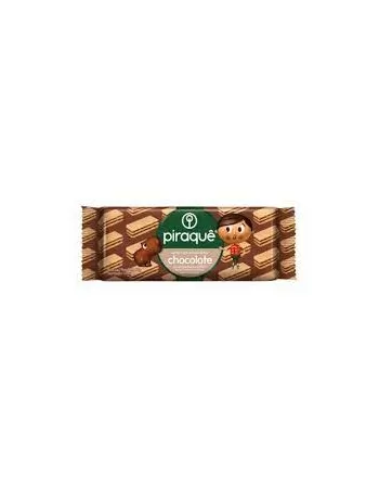 Biscoito Piraque Wafer Chocolate 20X100G