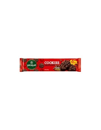 Biscoito Piraquê Cookies Chocolate 80g Caixa com 40 Unidades