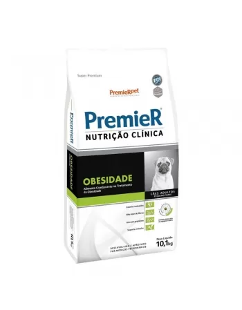 Ração Premier Nutrição Clínica Obesidade Cães Adultos Porte Pequeno Frango 10,1kg