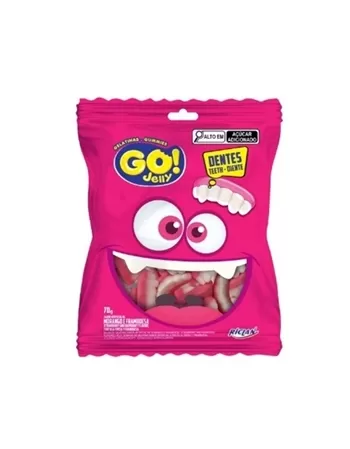 Bala Riclan Go Jelly Dentadura 12X70G