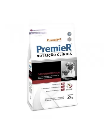 Ração Premier Nutrição Clínica Gastrointestinal Cães Adultos Porte Pequeno Frango 2kg