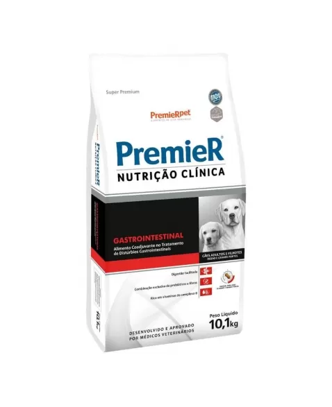 Ração Premier Nutrição Clínica Gastrointestinal Cães Adultos Médio & Grande Porte Frango 10,1kg