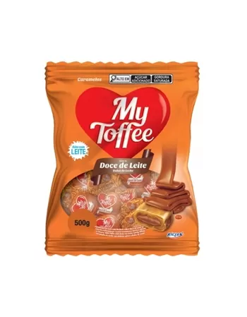 Bala Riclan My Toffee Doce De Leite 14X500G