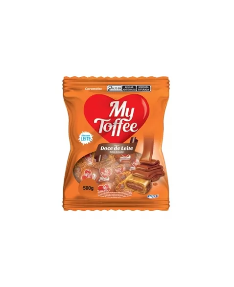 Bala Riclan My Toffee Doce De Leite 14X500G