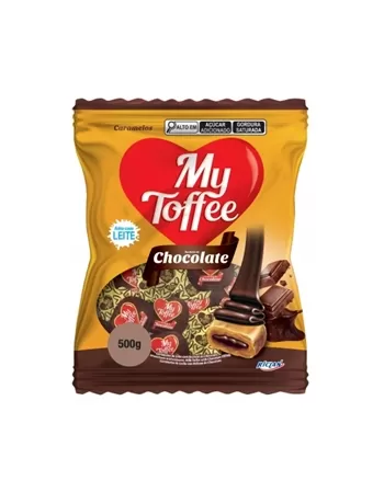 Bala Riclan My Toffee Leite Com Recheio Chocolate 14X500G