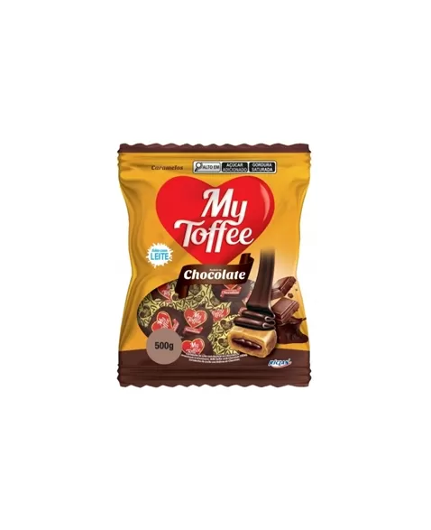 Bala Riclan My Toffee Leite Com Recheio Chocolate 14X500G