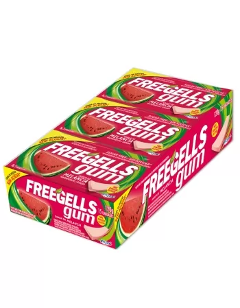 Chicle Riclan Freegells Gum Riclan Melancia 12X15Un