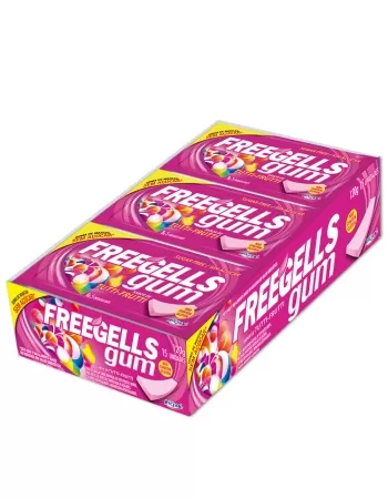 CHICLE RCL FREEGELLS GUM RCL TUTTI FRUTTI 12X15UN