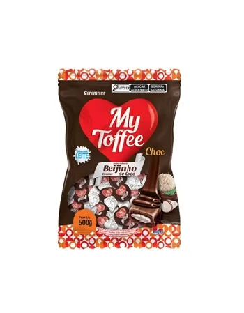 Bala Riclan My Toffee Chocolate Com Recheio Beijinho 14X500G