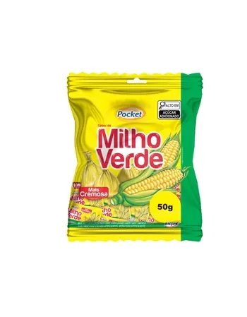 BALA RCL POCKET MILHO VERDE 40X50G