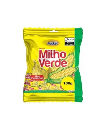 Bala Riclan Pocket Milho Verde 30X100G