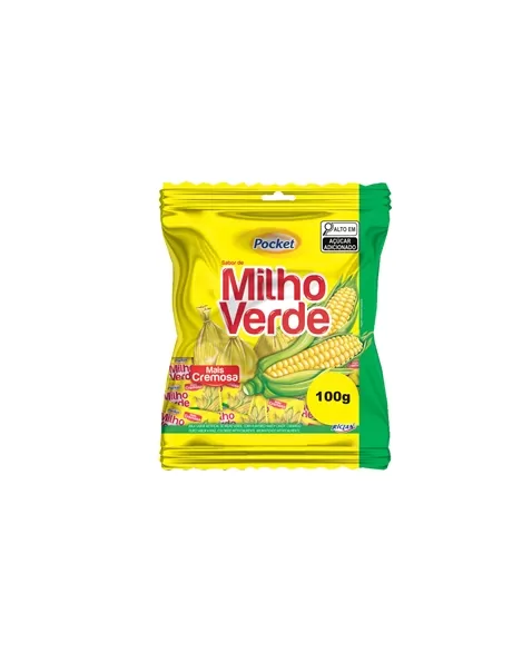 BALA RCL POCKET MILHO VERDE 30X100G