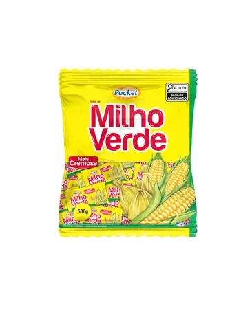 Bala Riclan Pocket Milho Verde 14X500G