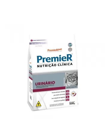 Ração Premier Nutrição Clínica Urinário Gatos Adultos Frango 0,5kg