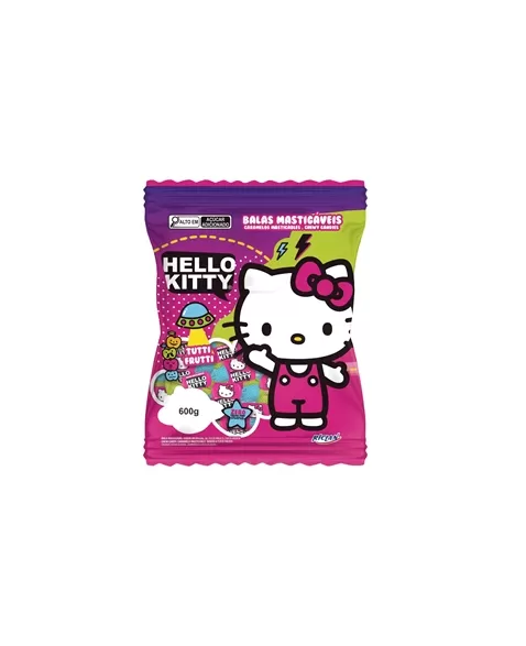 BALA RCL MASTIGAVEL HELLO KITTY TUTTI FRUTTI 20X600G