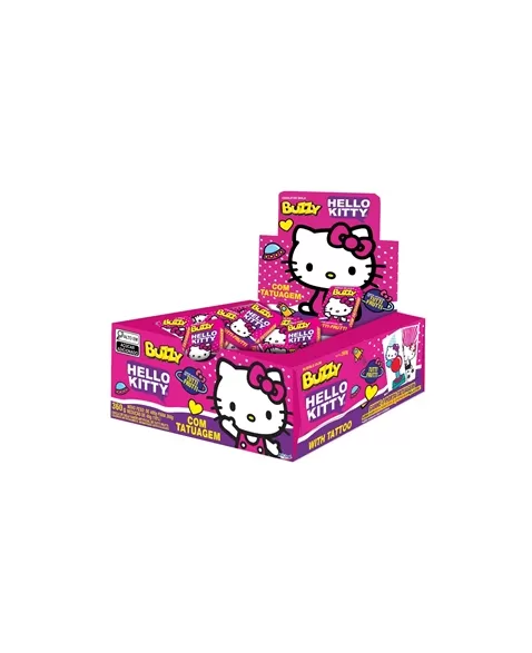 CHICLE RCL BUZZY HELLO KITTY TUTTI FRUTTI 20X90UN