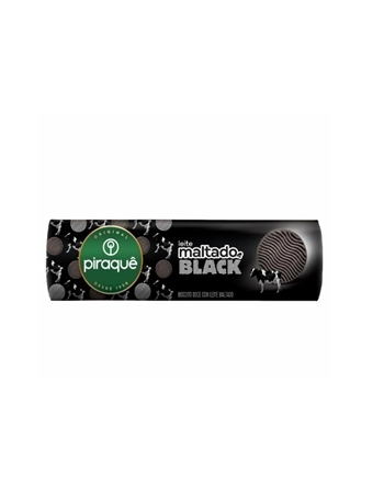 Biscoito Piraquê Maltado Black 132g Caixa com 50 Unidades
