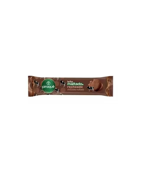 BISC PIRAQUE MALTADO CHOC RECHEADO CHOC MALTADO 40X85G