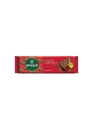 Biscoito Piraquê Newafer Brigadeiro 100g Caixa com 20 Unidades