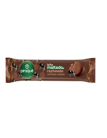 Biscoito Piraquê Recheado Chocolate 76g Caixa com 40 Unidades